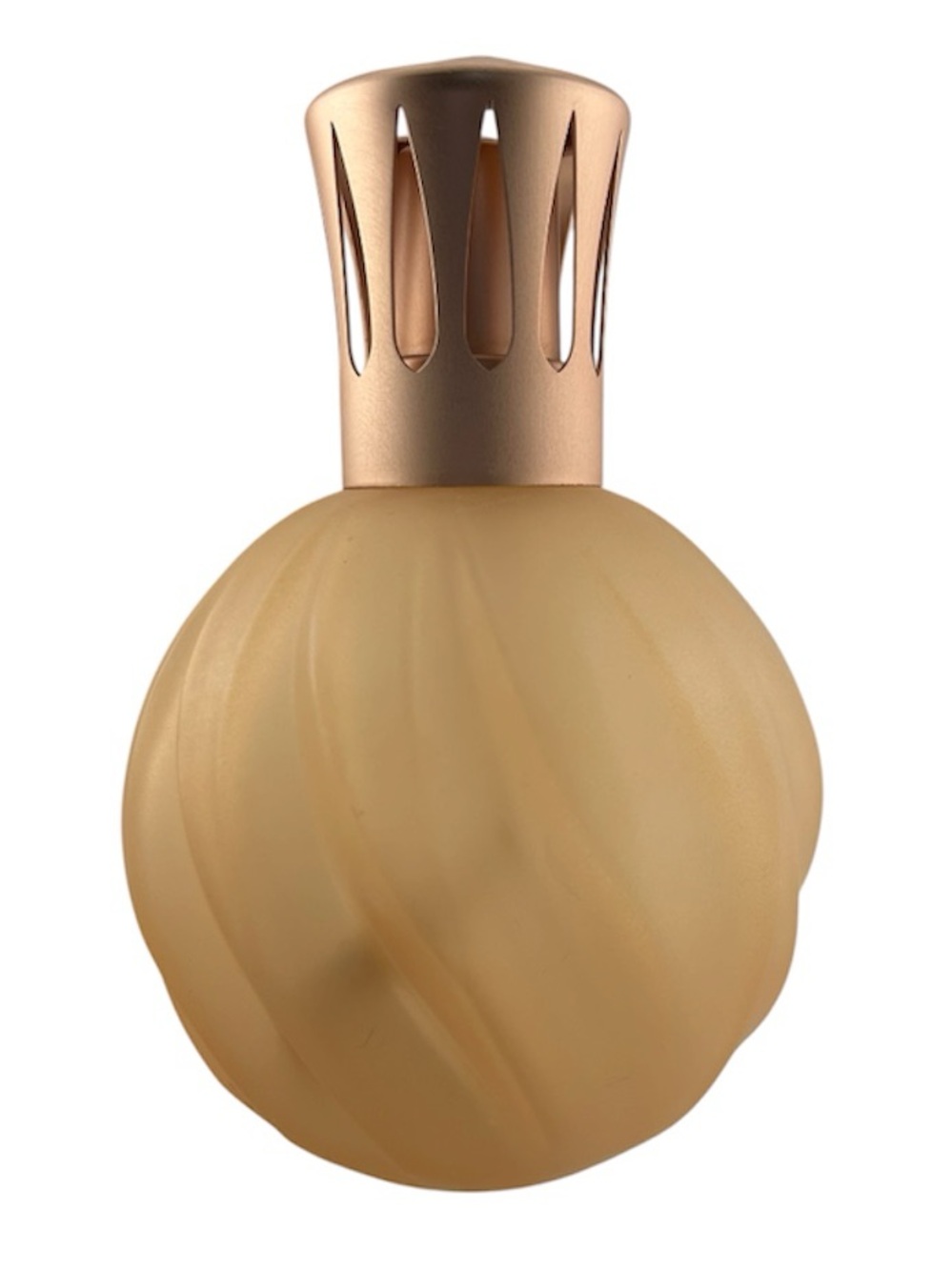 Authentic « Torsadee » Lampe Berger in Peach Color